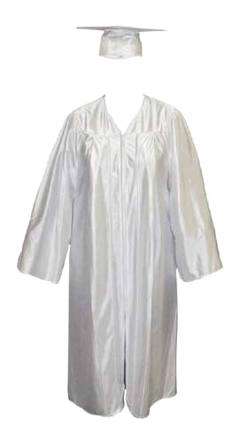Graduation Cap, Gown and Tassel with Year Tag