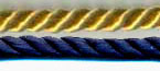 Honor Cord - LIGHT GOLD AND NAVY BLUE COLOR