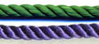 Honor Cord - KELLY GREEN AND PURPLE  honor cords