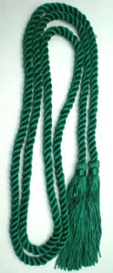 Honor Cord - GREEN  honor cords