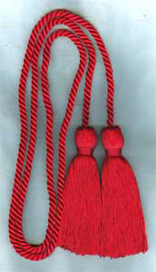Honor Cord - DARK RED COLOR honor cords