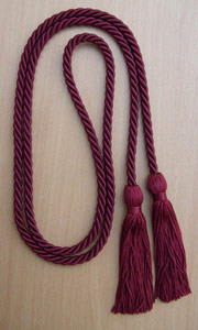 Single Honor Cord in 2 Colors - NAVY BLUE and LIGHT GOLD