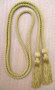 Single Honor Cord in 2 Colors - LIGHT GOLD and NAVY BLUE