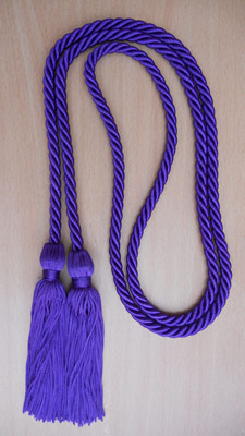 Single Honor Cord in 3 Colors - NAVY BLUE, KELLY GREEN and DARK RED