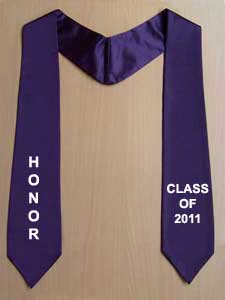 Graduation Stole - Click here for view details