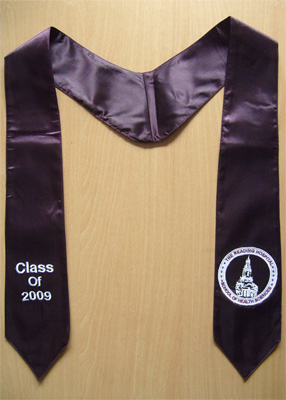 Graduation Stole - Click here for view details