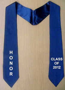 Graduation Stole - Click here for view details
