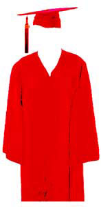 Graduation Caps and Gowns - Click here for view details
