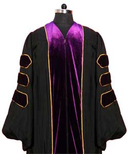 Purple PHD Gown