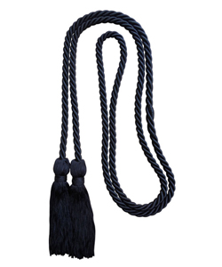 Black honor cord