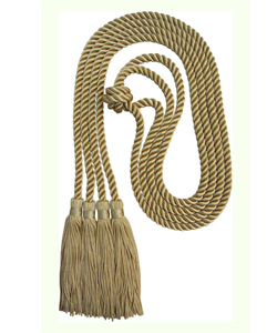 Light Gold/Light Gold honor cord