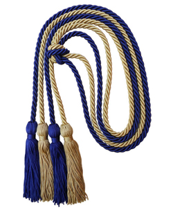 Light Gold/Navy Blue honor cord