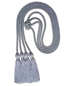 Silver/Silver Honor Cord