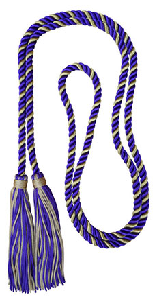 Light Gold/Purple honor cord