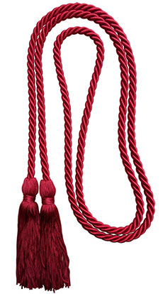 Red honor cord